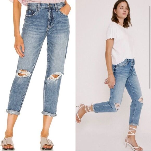pistola Denim - Pistola high rise relaxed jeans | Women’s designer jeans | distressed NWT size 6